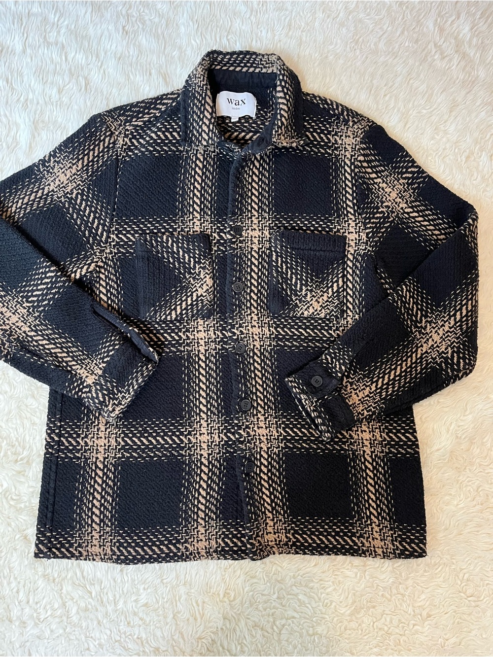 wax london whiting overshirt Size Medium